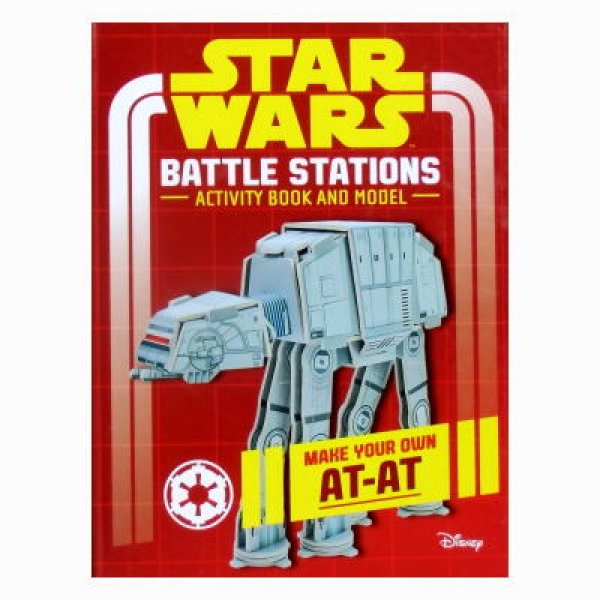 画像1: STAR WARS Battle　Stations Activty Book and Model: Make Your Own At-At　★スターウォーズ  アクティビティブック＆ペーパークラフト★AT-AT ウォーカー (1)