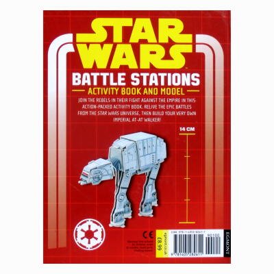 画像1: STAR WARS Battle　Stations Activty Book and Model: Make Your Own At-At　★スターウォーズ  アクティビティブック＆ペーパークラフト★AT-AT ウォーカー
