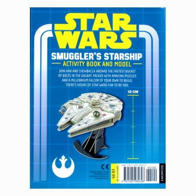 画像1: STAR WARS Smuggler's Starship Activty Book and Model: Make Your Own Millennium Falcon　★スターウォーズ  アクティビティブック＆ペーパークラフト★ミレニアム・ファルコン