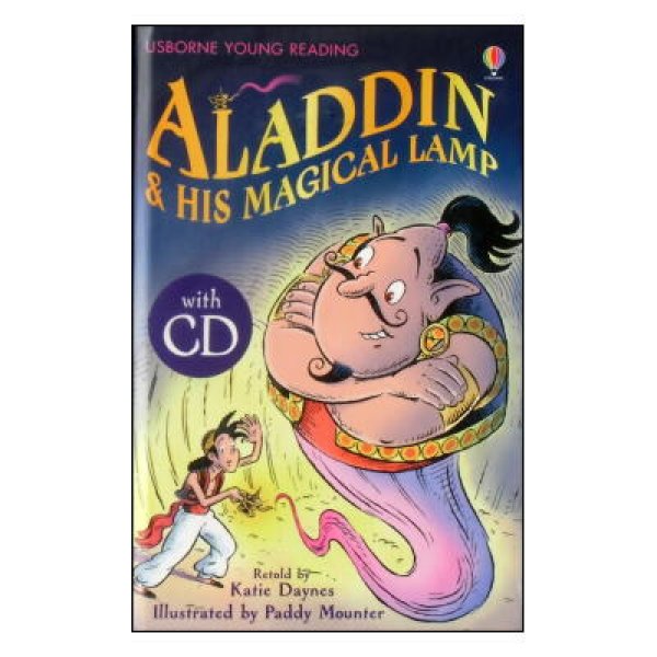 Aladdin & His Magical Lamp　(アラジンと魔法のランプ／アラビアンナイトより)　(Usborne Young Readig)　<CD付き・解説書(日本語)付き>