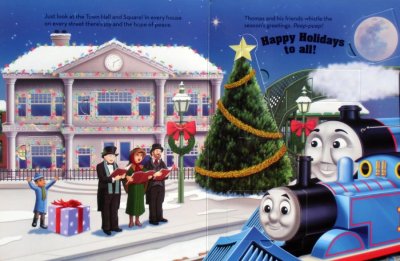 画像1: THOMAS & FRIENDS The Holiday Express A Christmas LIFT-THE-FLAP Book　★トーマス クリスマス めくりしかけ絵本★