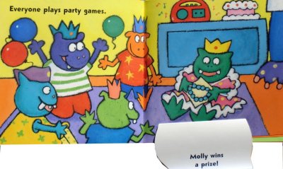 画像2: Molly and the Birthday Party　★Angie Sage(アンジー・セイジ)★めくりしかけ絵本