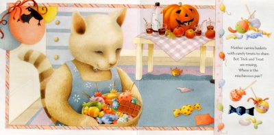 画像1: The Halloween Kittens　★Maggie Kneen(マギー・ニーン)★ 折りたたみめくりしかけ絵本・ハロウィーン絵本