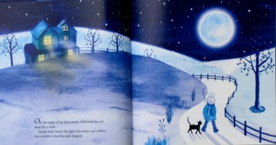 画像2: The Boy and The Blue Moon　★月 絵本★