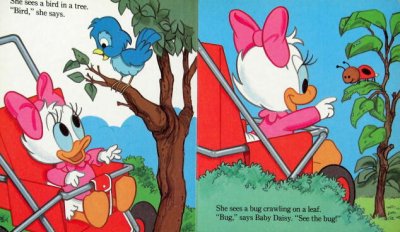 画像1: Baby Daisy's Walk　Disney BABIES　A GOLDEN BOOK　★1986年版ベビーディズニー★