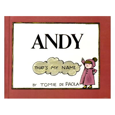 【洋書絵本】トミー・デ・パオラ「ANDY That's My Name」